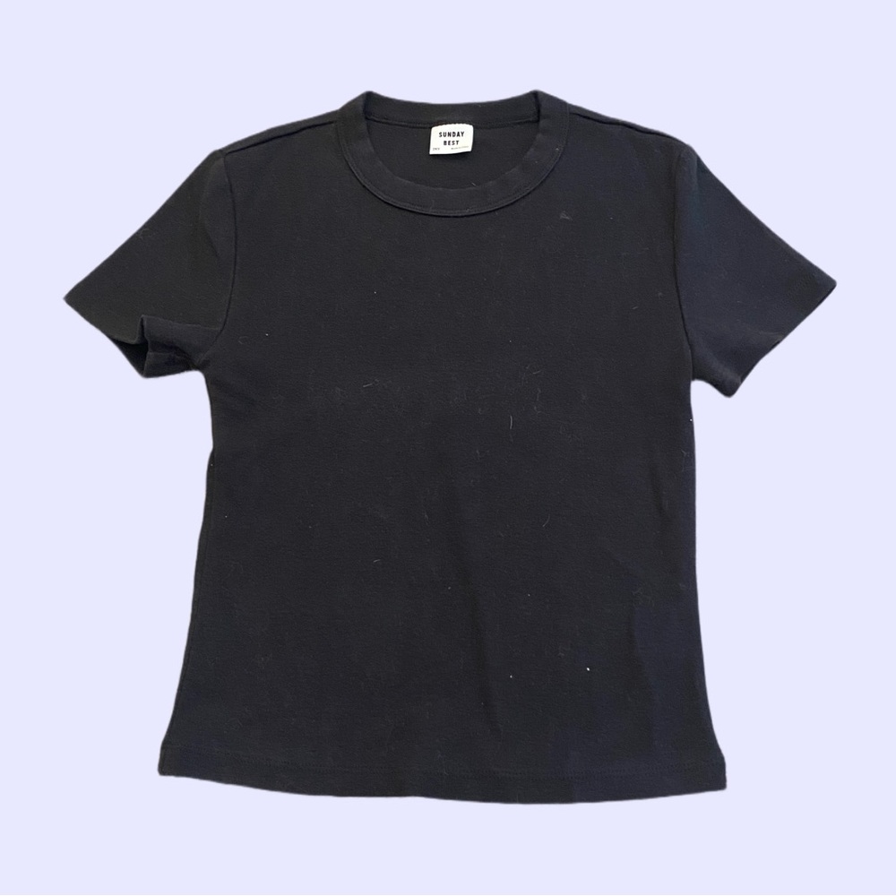 Sunday Best Simple Black Tee
